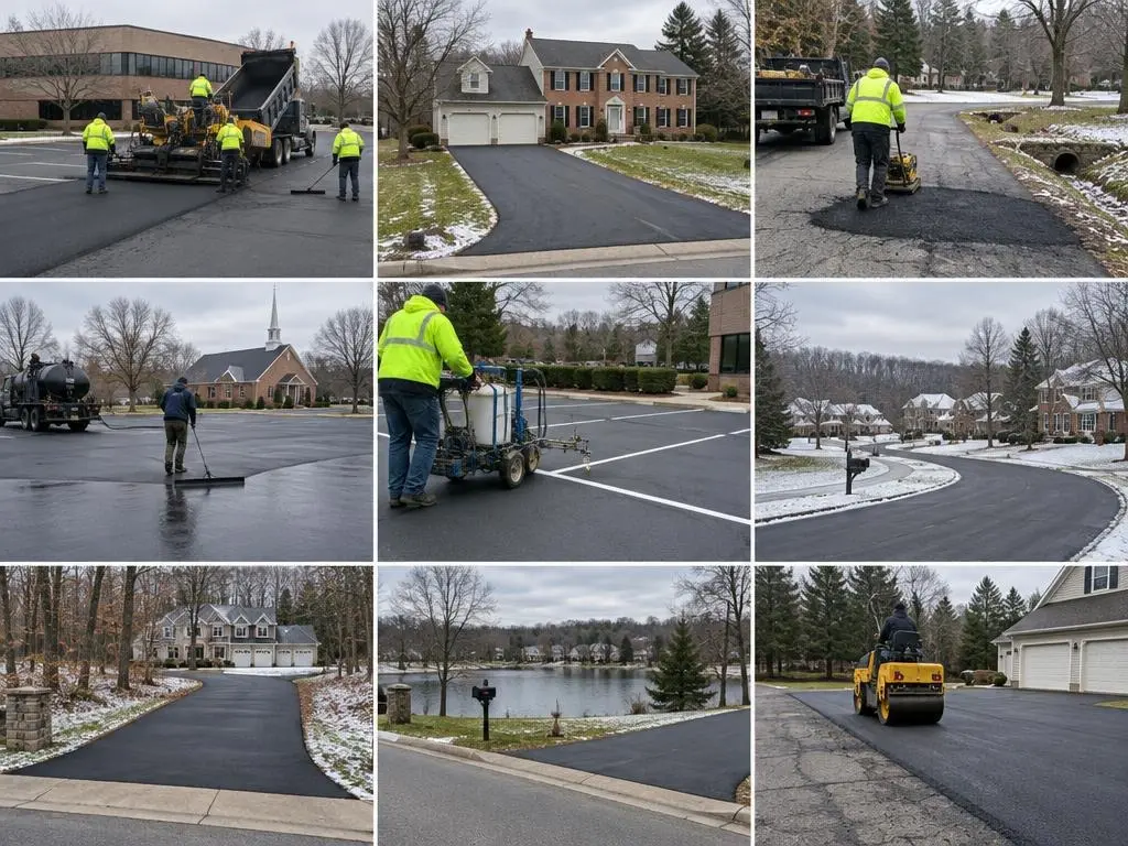 Commercial Parking Lots in Rochester Hills, MI